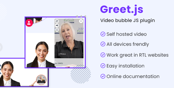 [Download] Greet – Video Bubble JavaScript Plugin 