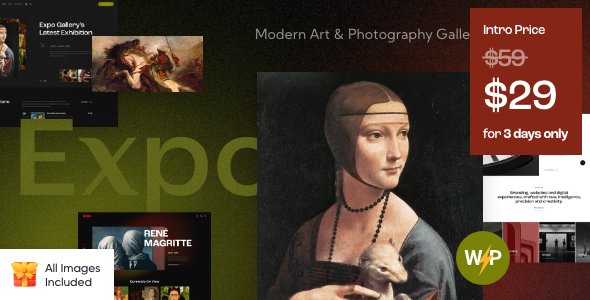 [Download] Expo – Modern Art & Photography Gallery WordPress Theme 