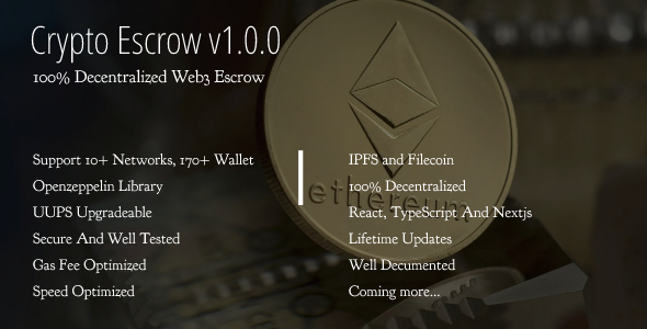 [Download] Crypto Escrow – Decentralised Web3 Escrow Platform 