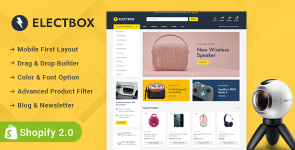 [Download] Electbox – Multipurpose Electronics Store Shopify 2.0 Responsive Theme 