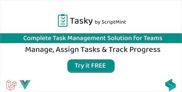 [Download] Tasky – Complete Task Management Solution 