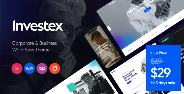 [Download] Investex – Corporate Business & Accounting WordPress Theme 