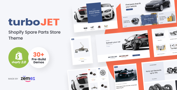 [Download] TurboJet – Shopify Spare Parts Store Theme, Automotive 