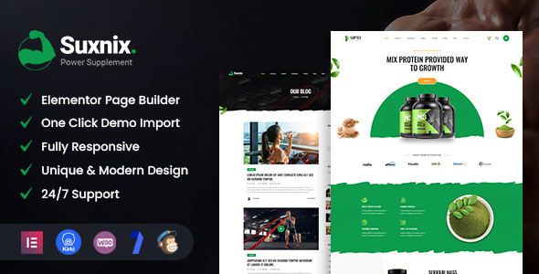 Nulled Suxnix – Health Supplement WordPress Theme free download