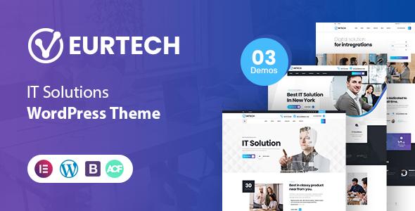 [Download] Eurtech – IT Solutions WordPress Theme 