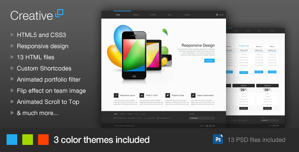 Download Creative – Responsive HTML Template Nulled 