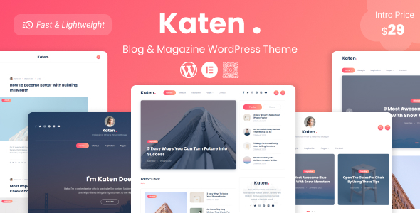 [Download] Katen – Blog & Magazine WordPress Theme 