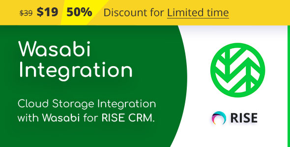 [Download] Wasabi Integration for RISE CRM 