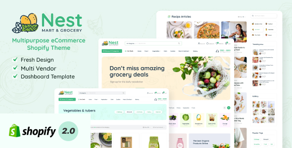 [Download] Nest – Multipurpose eCommerce Shopify Theme 