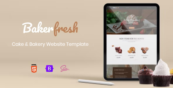 [Download] Bakerfresh – Cake & Bakery Website Template 