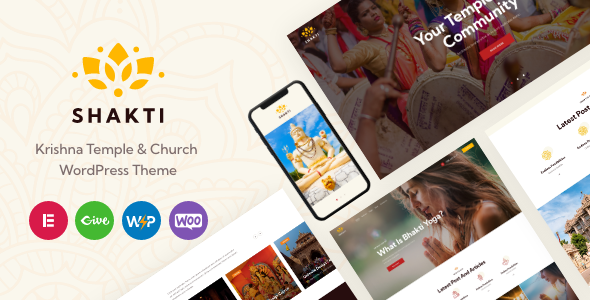 Nulled Shakti – Krishna Temple & Church WordPress Theme free download