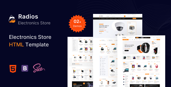 Nulled Radios – Electronics eCommerce HTML Template free download