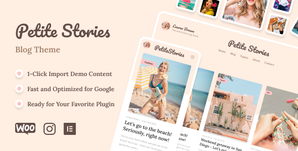 Nulled Petite Stories – Personal Blog Theme For Influencers free download