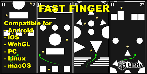 [Download] Fast Finger – Unity Game Source Code With AdMob 
