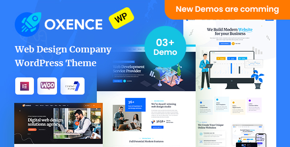 [Download] Oxence –  Web Design Agency WordPress Theme 