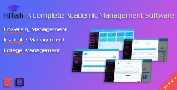 [Download] HiTech – University Management System, Institute And College 