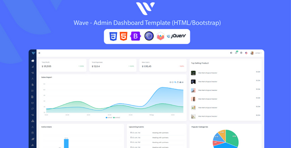 [Download] Wave – Responsive Admin Dashboard Template 