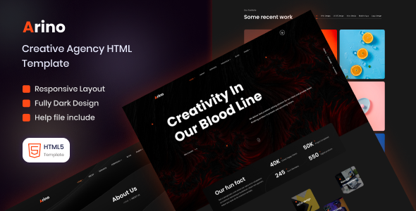 Nulled Arino – Creative Agency Template free download