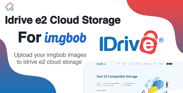 [Download] Idrive E2 Cloud Storage Add-on For Imgbob 