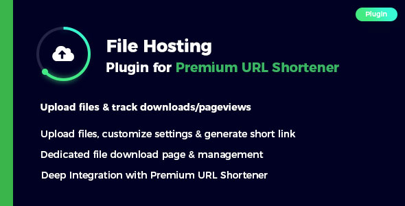 Nulled File Hosting Plugin for Premium URL Shortener free download