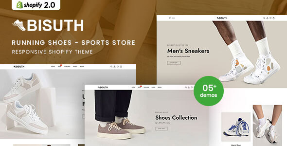 [Download] Bisuth – Running Shoes, Sports Shoes & Clothes Shopify 2.0 Theme 