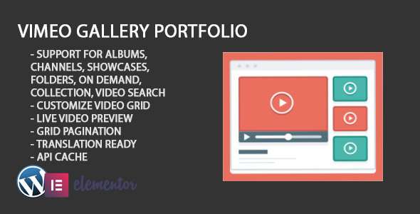Nulled Vimeo Gallery Elementor free download