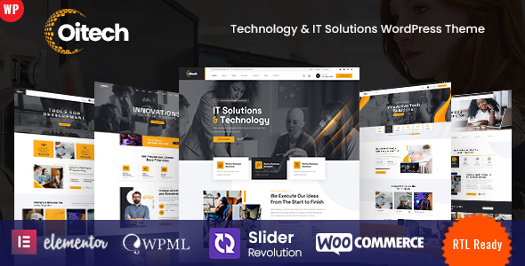 [Download] Oitech – Technology & IT Solutions WordPress Theme 