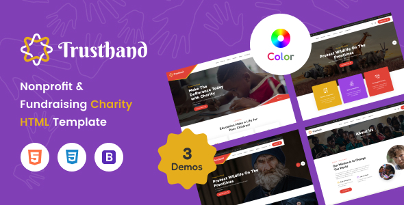 [Download] Trusthand – Charity HTML Template 