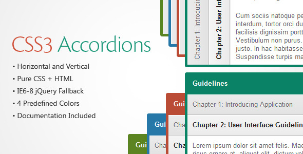 Download CSS3 Accordions Nulled 