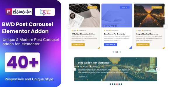 [Download] Creative Post Carousel Addon for Elementor 