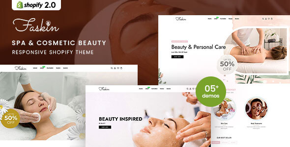 [Download] Faskin – Spa & Cosmetic Beauty Responsive Shopify 2.0 Theme 