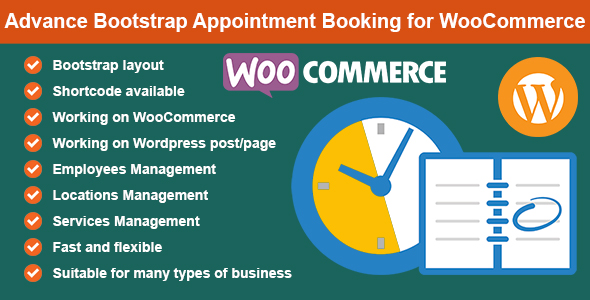 [Download] Advance Bootstrap Appointment Booking for WooCommerce 