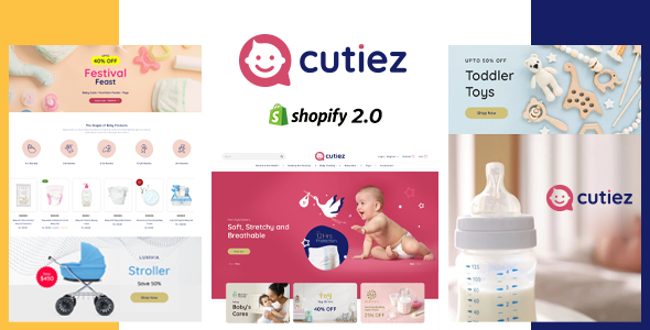 Nulled Cutiez – Babies Store Shopify Theme free download