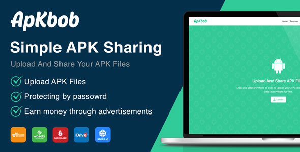 Nulled Apkbob – Simple APK Sharing Platform free download