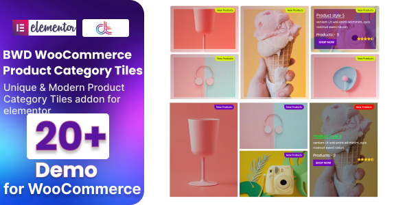 Nulled WooCommerce Product Category Tiles Addon For Elementor free download