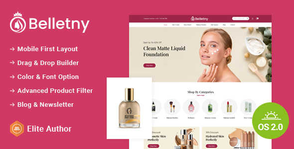 [Download] Belletny – Beauty & Cosmetics Store Shopify 2.0 Responsive Theme 