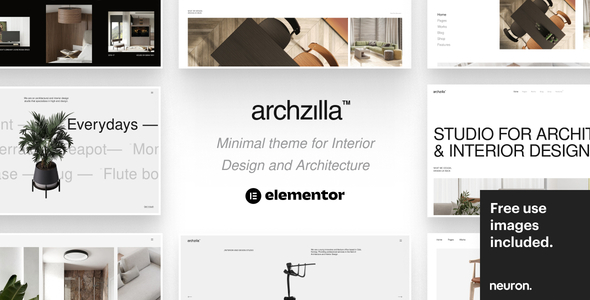 [Download] Archzilla – Minimal Theme for Interior Design and Architecture 