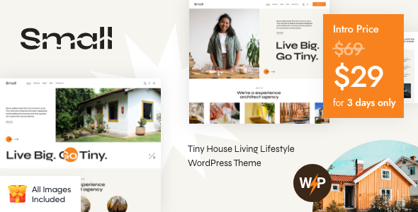 [Download] Small – Tiny House Living Lifestyle WordPress Theme 
