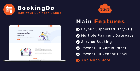 [Download] BookingDo SaaS – Multi Business Appointment, Service Booking SaaS 