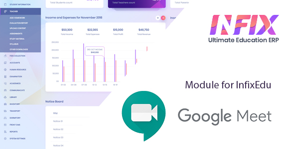 [Download] Google Meet –  Module for InfixEdu Gmeet Live Class 