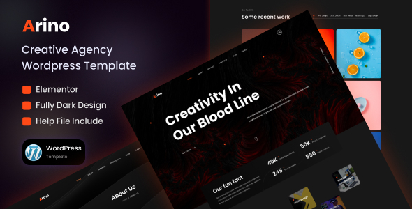 Nulled Arino – Creative Agency WordPress Theme free download
