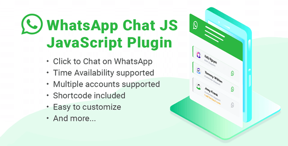 [Download] WhatsApp Chat Widget Button JS – JavaScript Plugin 