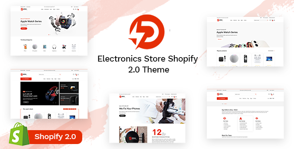 Nulled Drou – Electronics Store Shopify 2.0 Theme free download