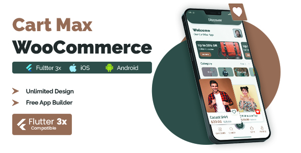 Nulled CartMax WooCommerce – Flutter E-commerce application free download