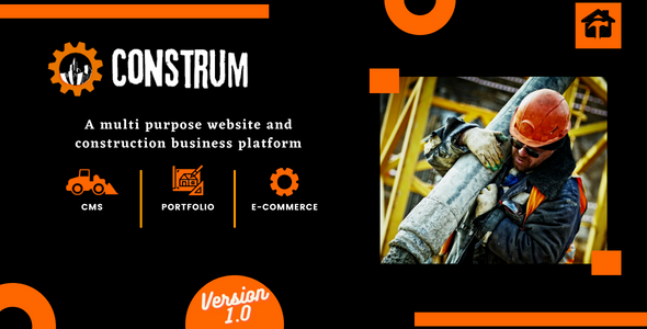 Nulled Construm – A multi purpose website and construction business platform free download