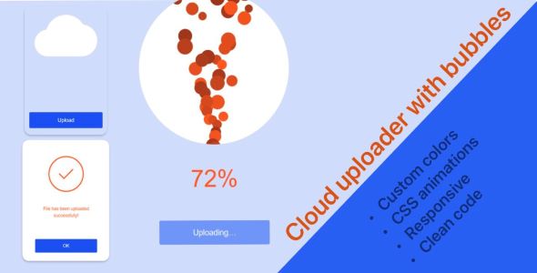 Nulled Cloud uploader with bubbles free download
