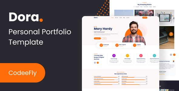 Nulled Dora – Personal PortfolioTemplate free download