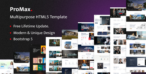 Nulled ProMax – Multipurpose HTML5 Template free download