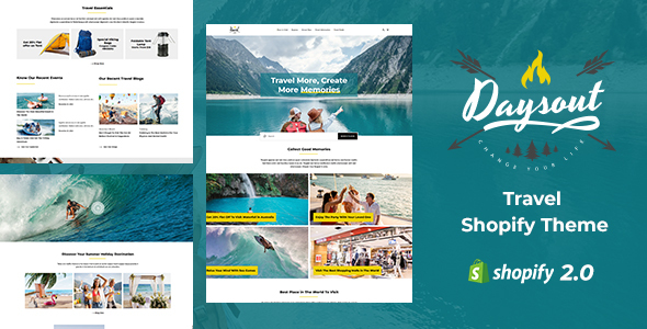 [Download] Daysout – Travel & Outdoor Store Shopify Theme 