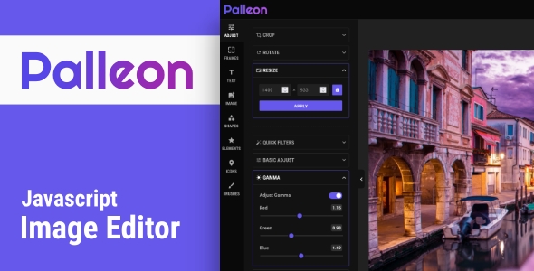 [Download] Palleon – Javascript Image Editor 